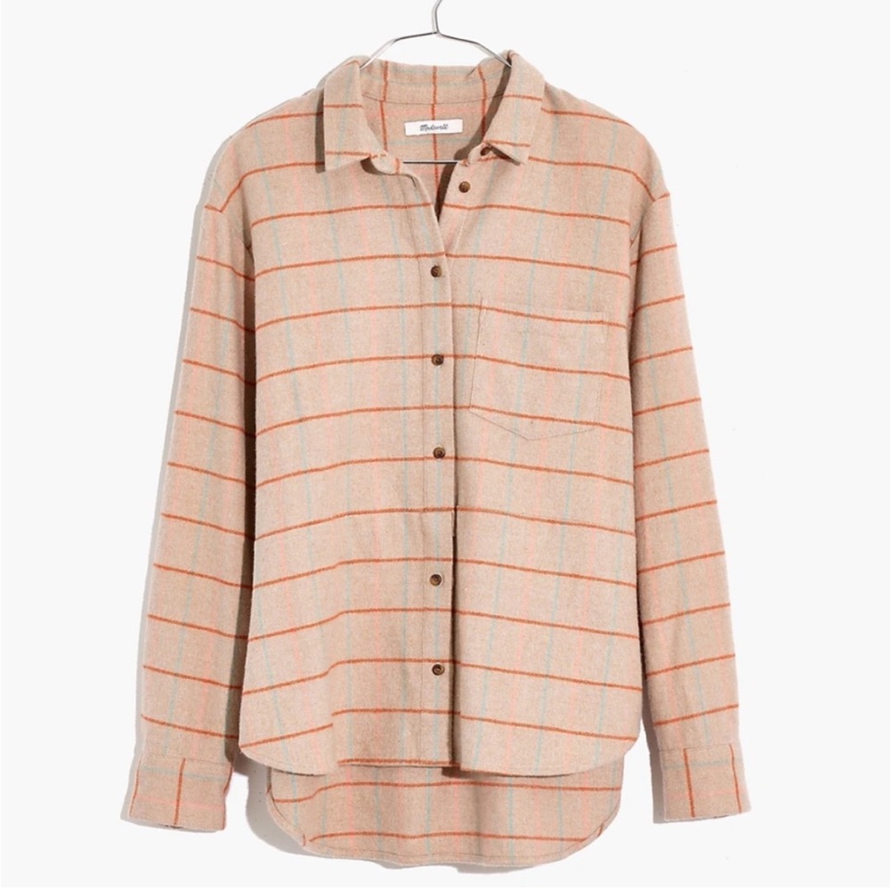 Madewell Flannel Sunday Shirt in Keene Plaid - Picture 4 of 9